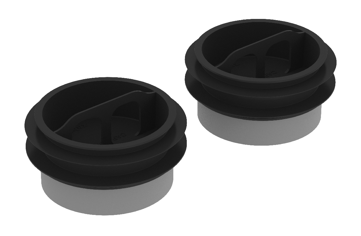 Tapón ciego ComfoWell Therm DN90 aislado, 2 unidades de Zehnder - 990430865