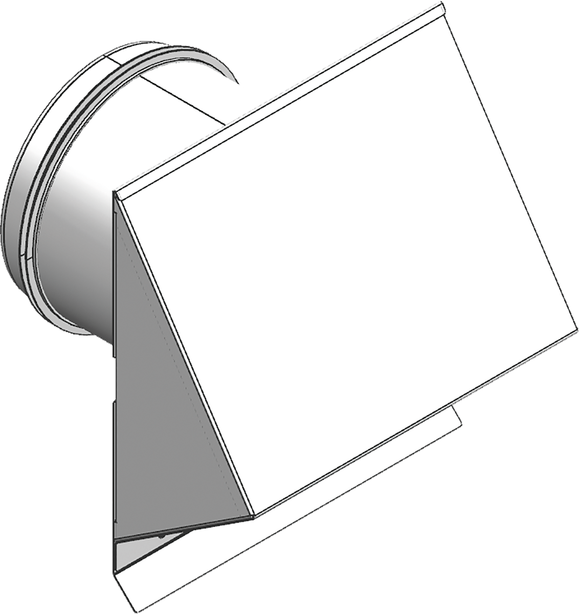 Cubierta de pared exterior para tubo EPP - Viessmann