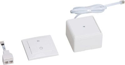 Viessmann Conmutador de mando inalámbrico de 2 etapas con receptor de radio - Pilas incluidas - ZK01374