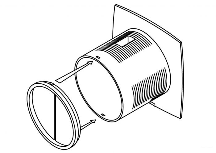 Membrana antirretorno para Leaf Axial 4 - Leaf Ventilation - 531298