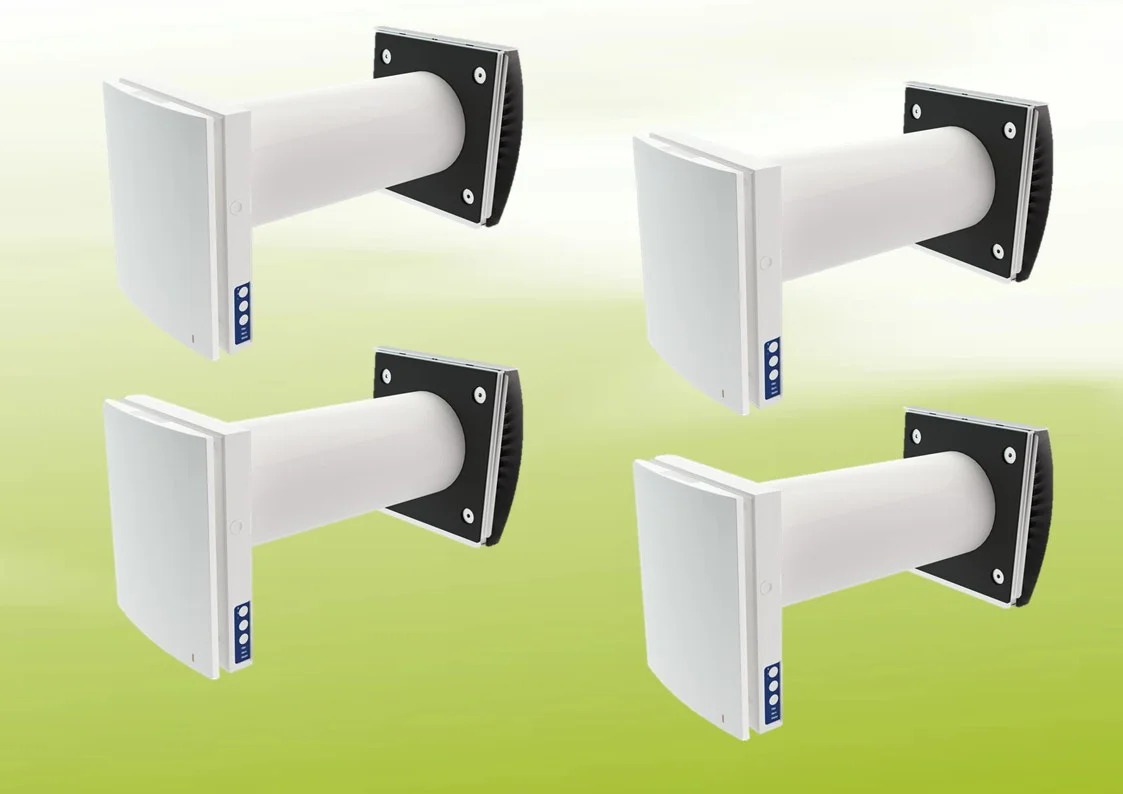 4x Blauberg Vento Expert DUO A30-1 S10 Pro Kit de ventilación