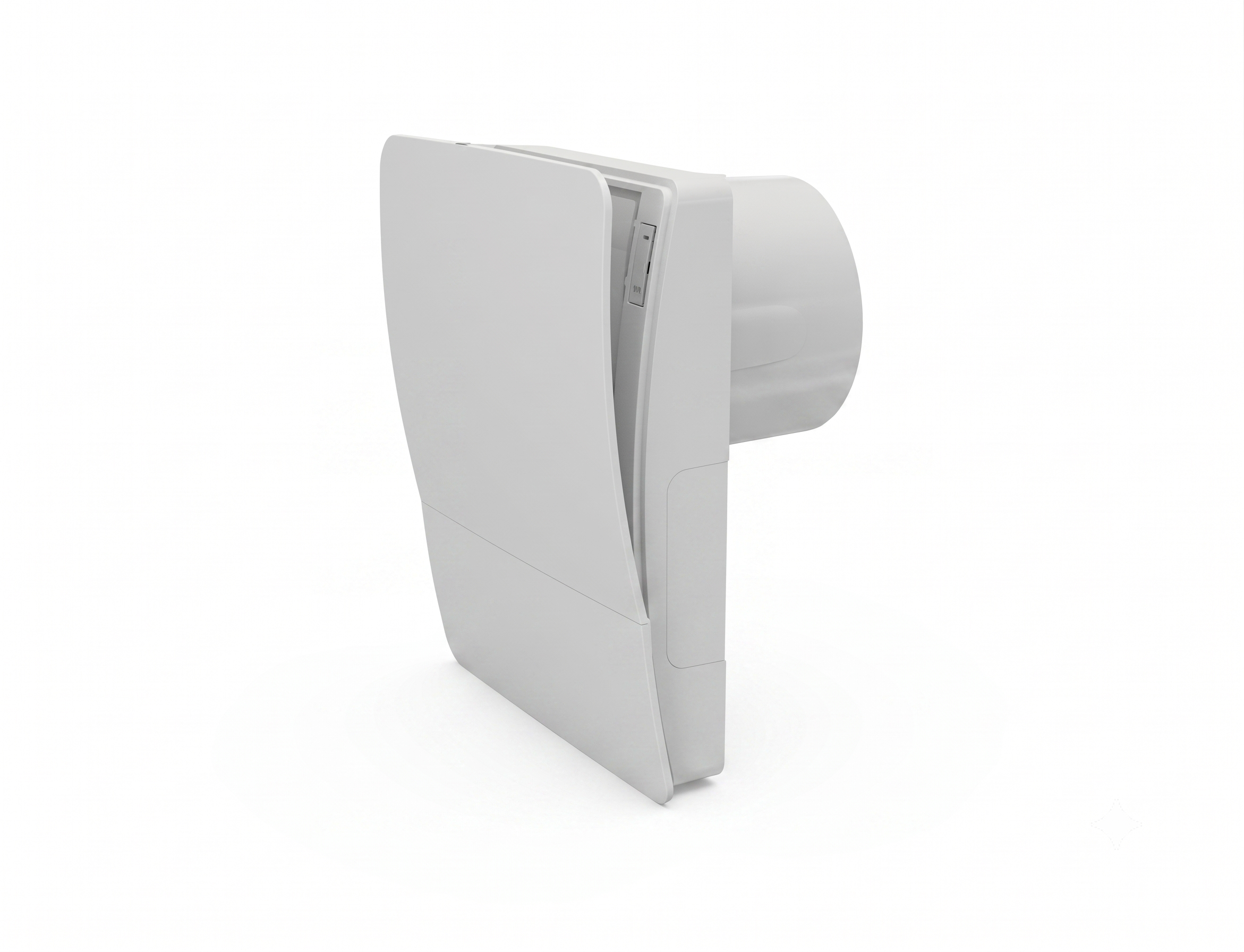 Ambientika Extractor de aire Easy con conducto y cubierta exterior metálica (100 mm) - Südwind