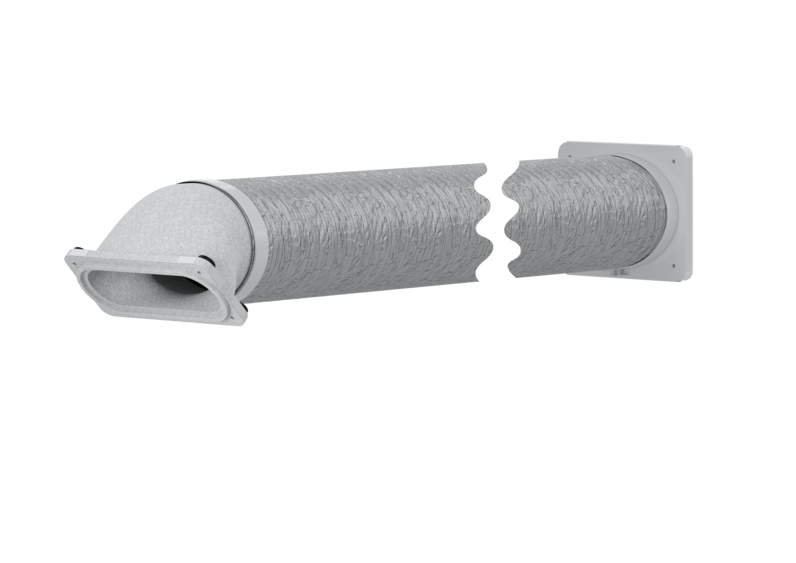 STIEBEL ELTRON Accesorios para canalización de aire LSWP 315-3 D con adaptador rápido STD - 207478